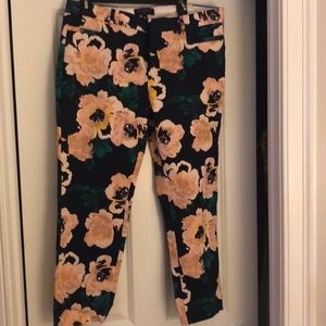 Banana Republic Sloan Patterned Capris